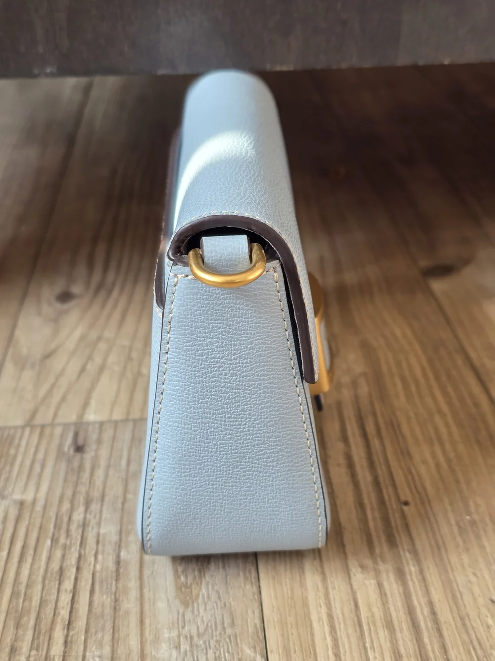 Kate Spade Katy Medium Leather Shoulder Bag in Ocean Beach